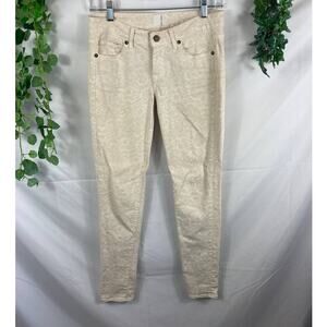 rich & skinny paisley patterned tan skinny pant Size 26
